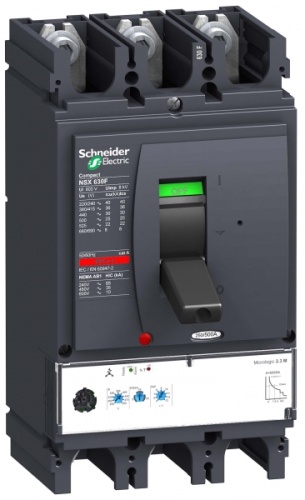 Автоматический выключатель 3П3Т MIC.2.3M 500A NSX630H | код. LV432977 | Schneider Electric 